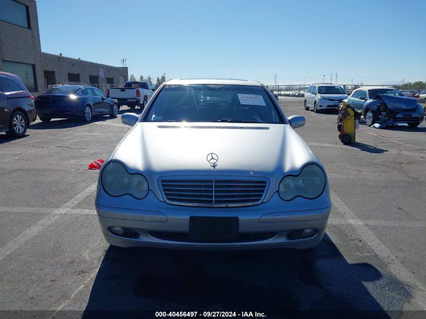 2002 Mercedes-Benz C 320 VIN: WDBRF64JX2F234043 Lot: 40456497