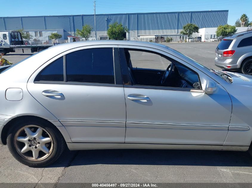 2002 Mercedes-Benz C 320 VIN: WDBRF64JX2F234043 Lot: 40456497