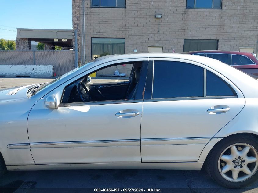 2002 Mercedes-Benz C 320 VIN: WDBRF64JX2F234043 Lot: 40456497