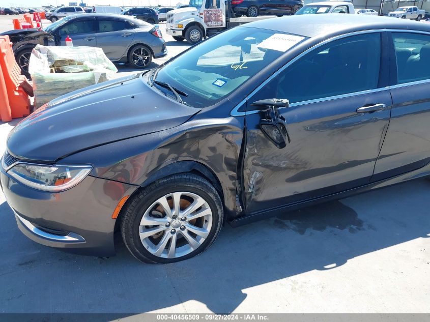 2016 Chrysler 200 Limited VIN: 1C3CCCAB7GN159346 Lot: 40456509