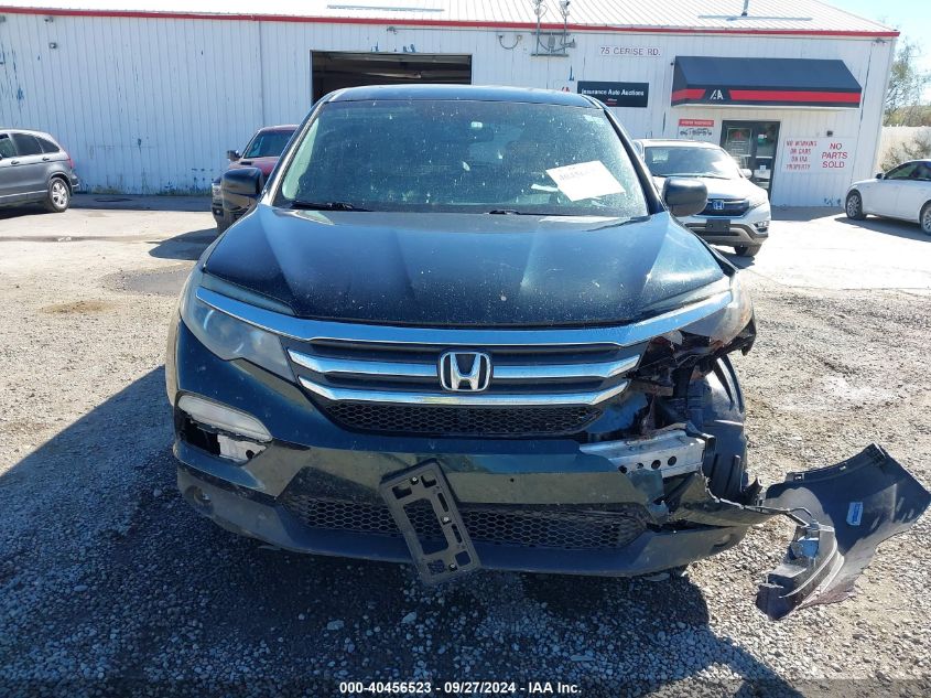 5FNYF6H58HB027951 2017 Honda Pilot Ex-L