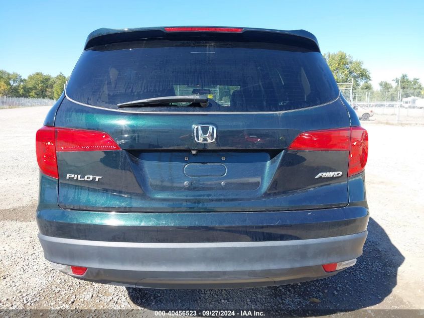 5FNYF6H58HB027951 2017 Honda Pilot Ex-L