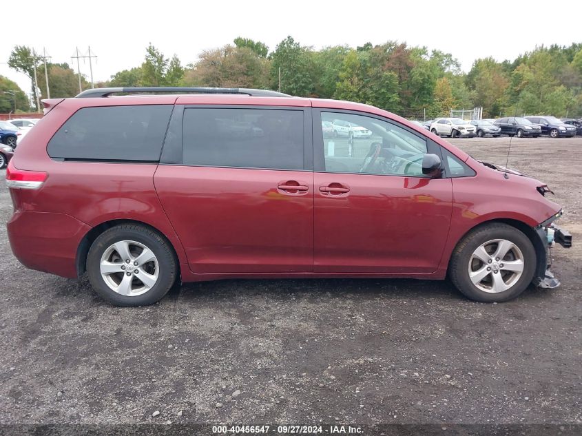 2011 Toyota Sienna Le V6 VIN: 5TDKK3DC5BS151554 Lot: 40456547