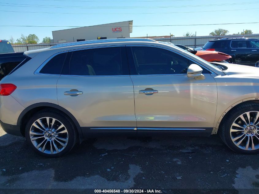 2017 Lincoln Mkx Reserve VIN: 2LMPJ6LR8HBL53993 Lot: 40456548