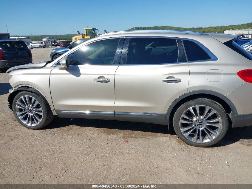 2017 Lincoln Mkx Reserve VIN: 2LMPJ6LR8HBL53993 Lot: 40456548