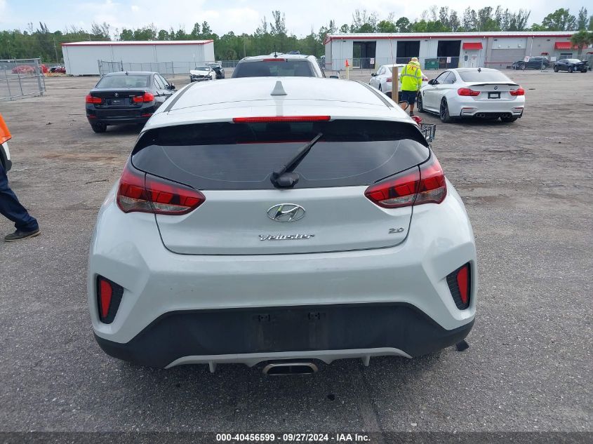 2020 Hyundai Veloster 2.0 VIN: KMHTG6AF5LU021904 Lot: 40456599