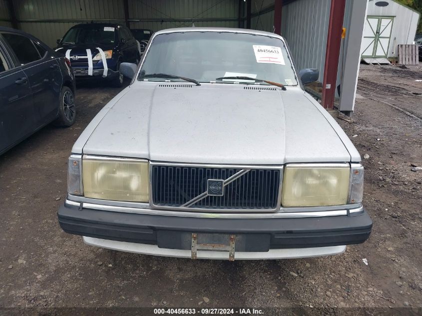 1988 Volvo 244 Dl/Gl VIN: YV1AX8849J1306061 Lot: 40456633