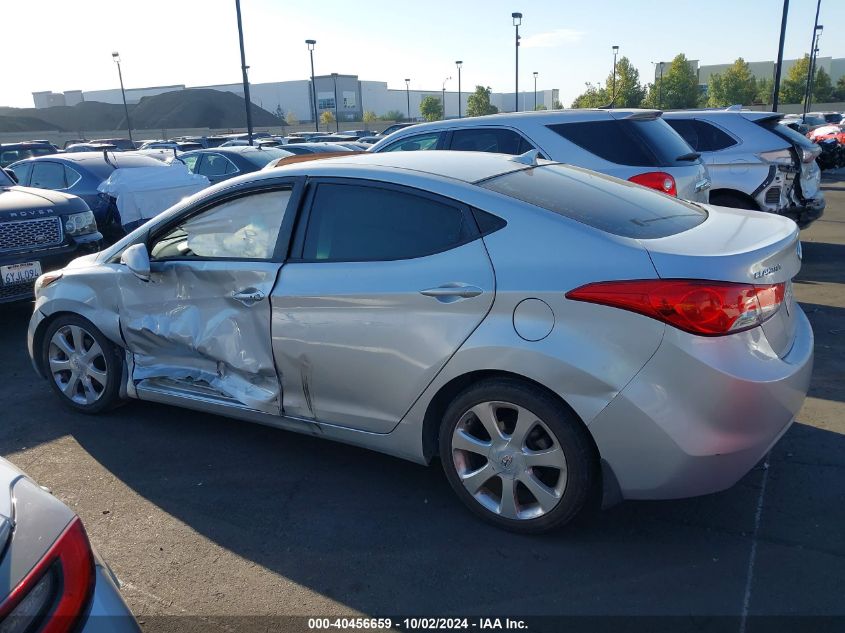 2013 Hyundai Elantra Limited VIN: 5NPDH4AE1DH391258 Lot: 40456659