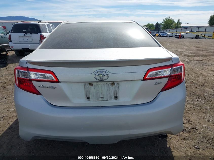 2013 Toyota Camry Se VIN: 4T1BF1FKXDU284057 Lot: 40456660