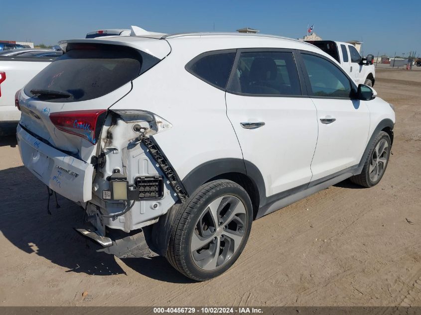 VIN KM8J33A23JU706124 2018 Hyundai Tucson, Limited no.4