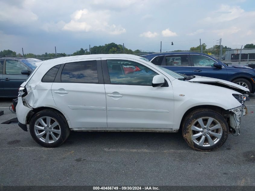 2015 Mitsubishi Outlander Sport Es VIN: 4A4AP3AW9FE025536 Lot: 40456749