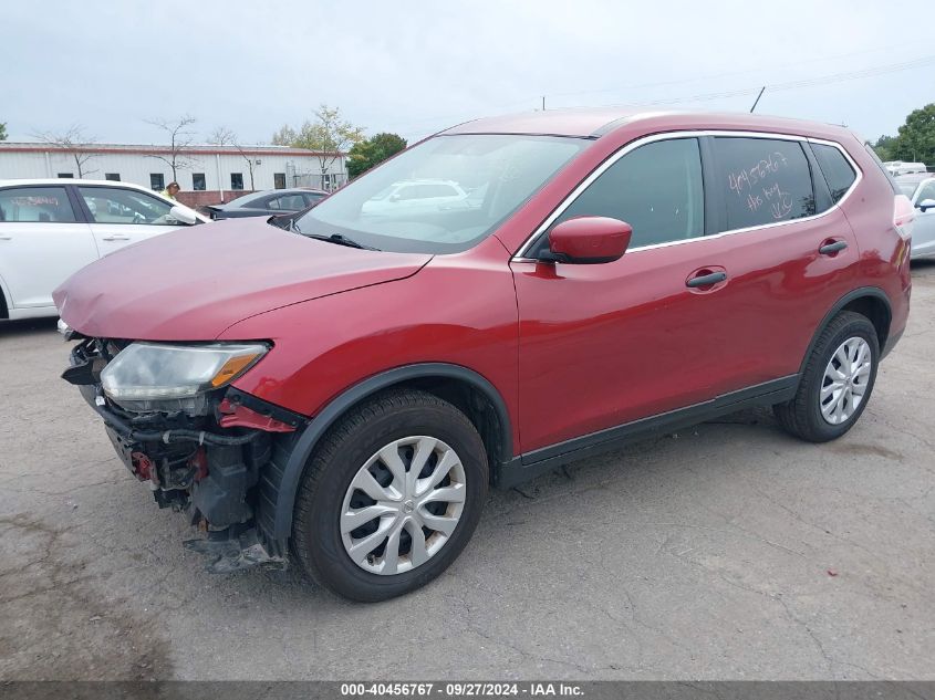 VIN 5N1AT2MV1GC778437 2016 Nissan Rogue, S/Sl/Sv no.2