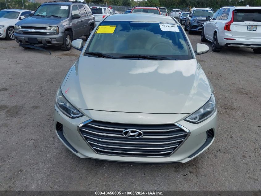 2017 Hyundai Elantra Se VIN: KMHD74LF1HU372371 Lot: 40456805