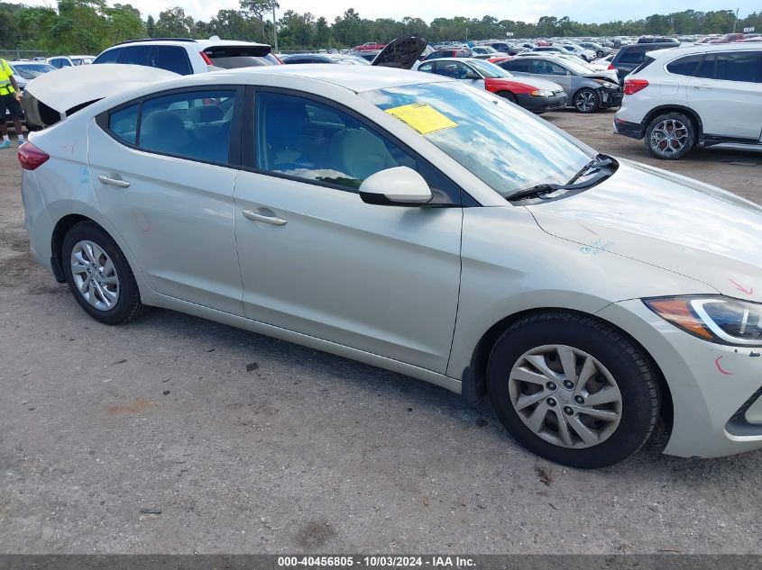 2017 Hyundai Elantra Se VIN: KMHD74LF1HU372371 Lot: 40456805