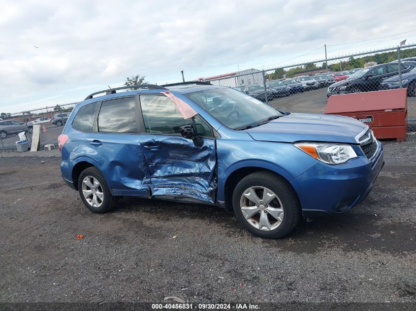 2015 Subaru Forester 2.5I Premium VIN: JF2SJAFC2FH592509 Lot: 40456831