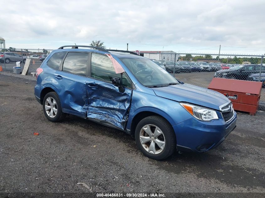 2015 Subaru Forester 2.5I Premium VIN: JF2SJAFC2FH592509 Lot: 40456831