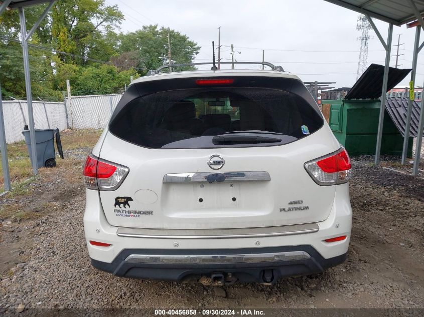 2015 Nissan Pathfinder Platinum VIN: 5N1AR2MM9FC603678 Lot: 40456858