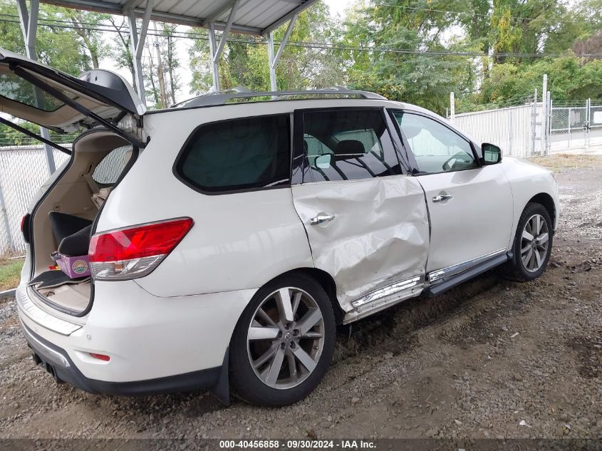 2015 Nissan Pathfinder Platinum VIN: 5N1AR2MM9FC603678 Lot: 40456858