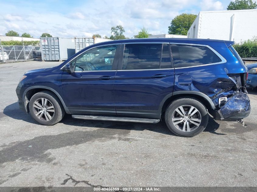 2017 Honda Pilot Ex-L VIN: 5FNYF6H53HB089905 Lot: 40456859