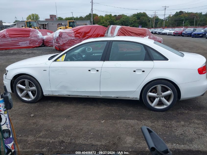 2012 Audi A4 2.0T Premium VIN: WAUFFAFLXCA102286 Lot: 40456872