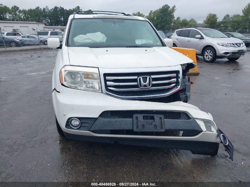 2013 Honda Pilot Touring VIN: 5FNYF4H94DB012767 Lot: 40456926