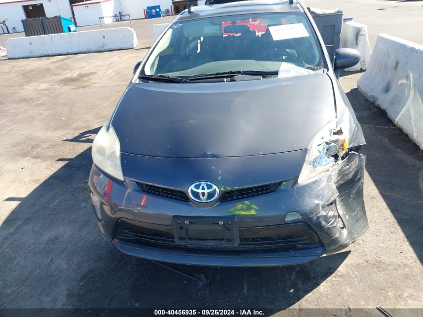 2014 Toyota Prius Three VIN: JTDKN3DU7E1794053 Lot: 40456935