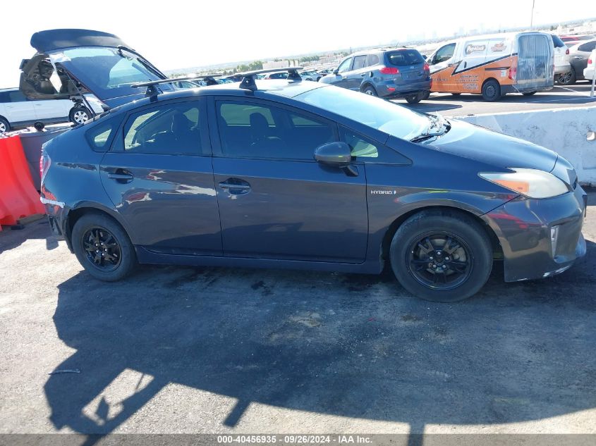 2014 Toyota Prius Three VIN: JTDKN3DU7E1794053 Lot: 40456935