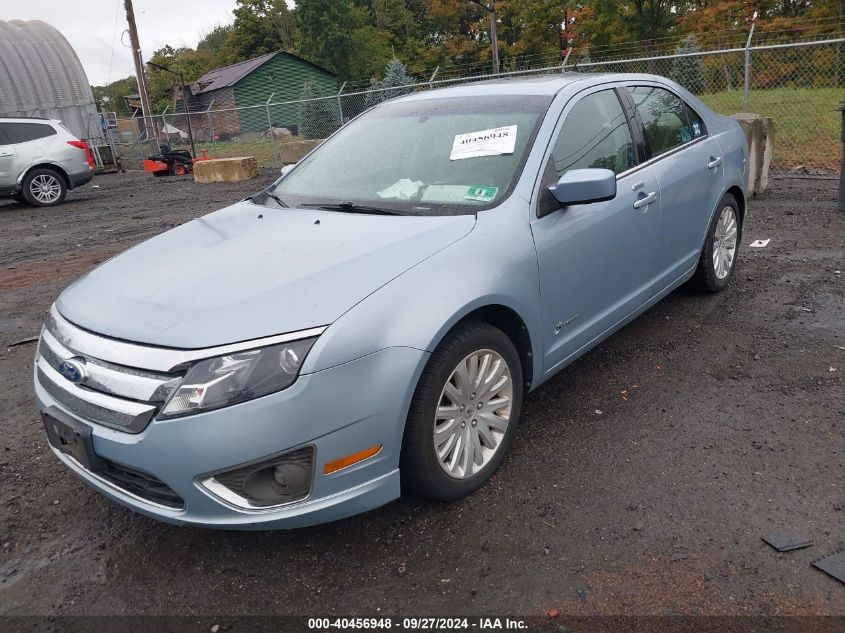 2010 Ford Fusion Hybrid VIN: 3FADP0L37AR408067 Lot: 40456948