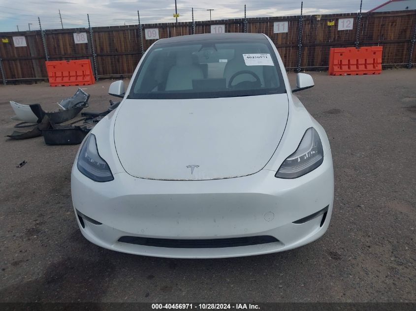 2021 Tesla Model Y Long Range Dual Motor All-Wheel Drive VIN: 5YJYGDEE2MF074246 Lot: 40456971