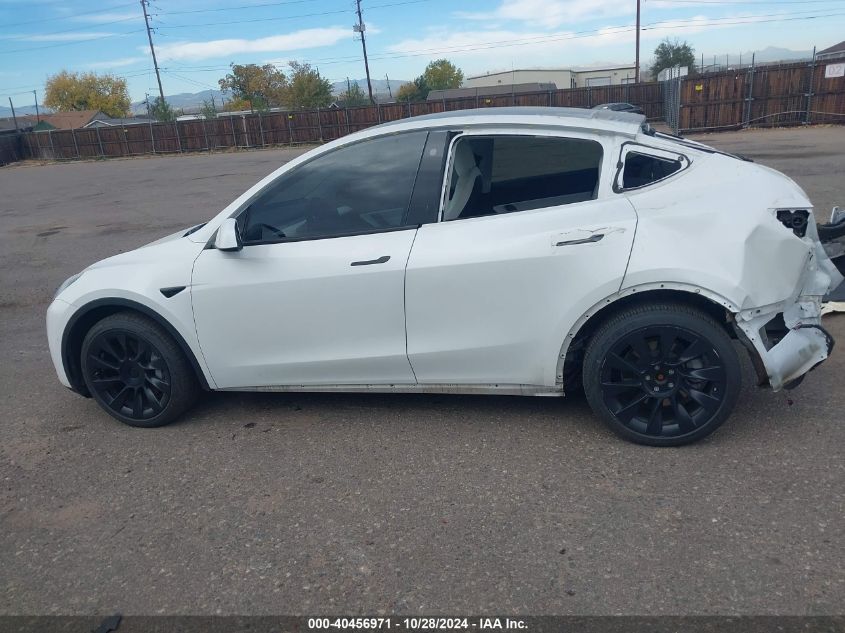 2021 Tesla Model Y Long Range Dual Motor All-Wheel Drive VIN: 5YJYGDEE2MF074246 Lot: 40456971