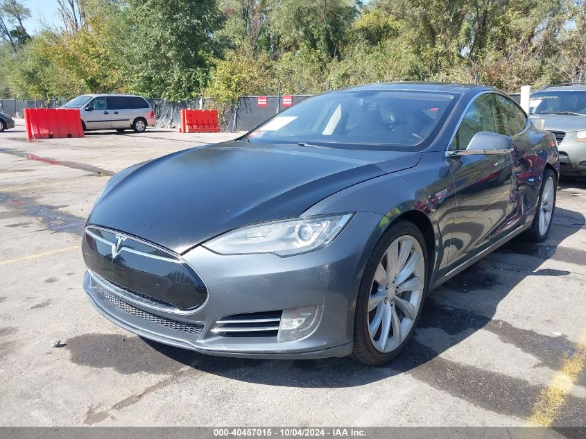 2014 Tesla Model S P85 VIN: 5YJSA1H16EFP30321 Lot: 40457015