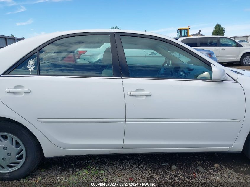 2004 Toyota Camry Le VIN: 4T1BE32K34U262843 Lot: 40457020