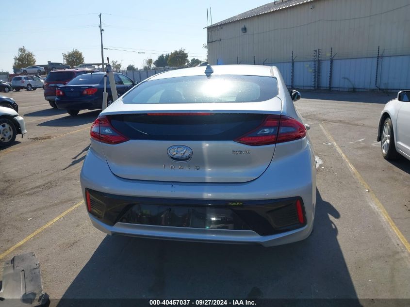 2017 Hyundai Ioniq Hybrid Sel VIN: KMHC75LC2HU056811 Lot: 40457037