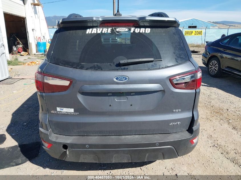 2019 Ford Ecosport Ses VIN: MAJ6S3JL2KC301469 Lot: 40457053