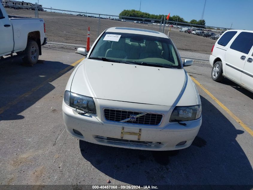 2006 Volvo S80 2.5T VIN: YV1TH592261434599 Lot: 40457068