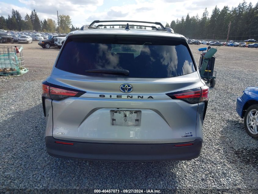 2022 Toyota Sienna Xle VIN: 5TDJSKFC2NS062404 Lot: 40457071