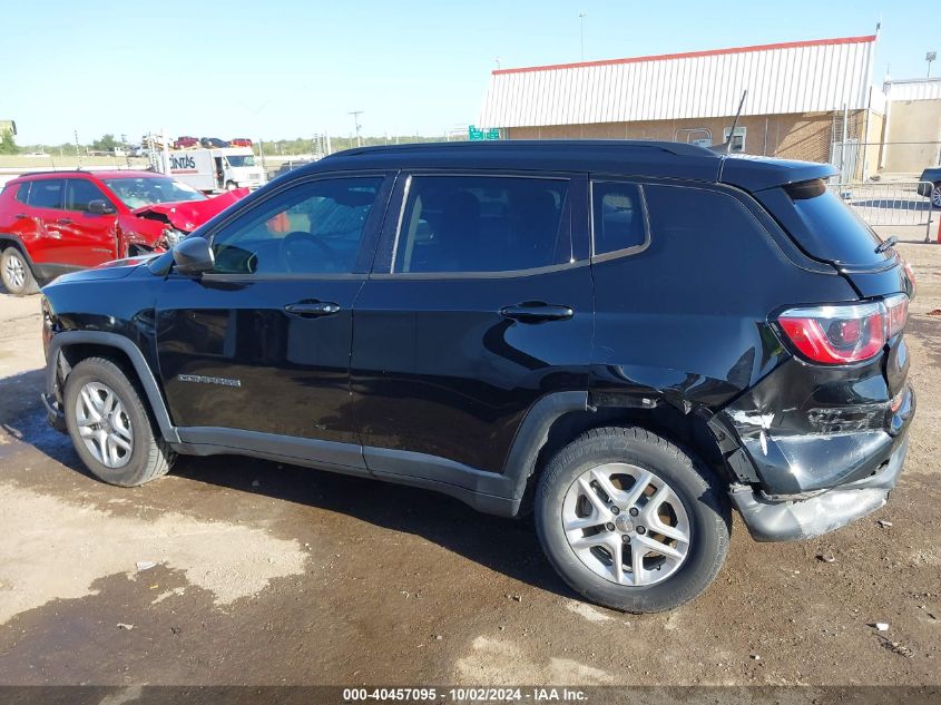 3C4NJCABXJT376309 2018 Jeep Compass Sport Fwd