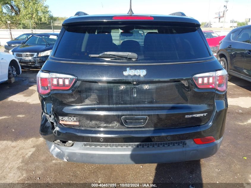 3C4NJCABXJT376309 2018 Jeep Compass Sport Fwd