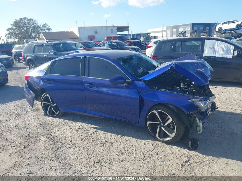 2018 Honda Accord Sport VIN: 1HGCV1F39JA132144 Lot: 40457156