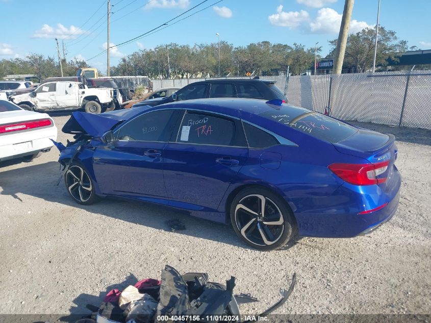 2018 Honda Accord Sport VIN: 1HGCV1F39JA132144 Lot: 40457156