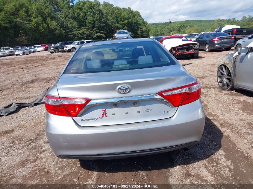 2015 Toyota Camry Le VIN: 4T4BF1FK6FR497922 Lot: 40457183