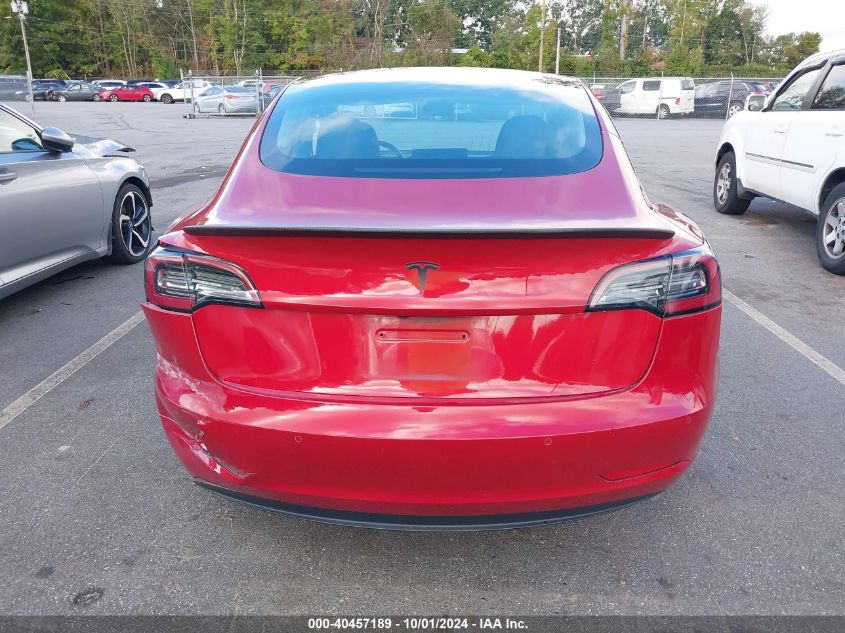 2020 Tesla Model 3 VIN: 5YJ3E1EA6LF606592 Lot: 40457189