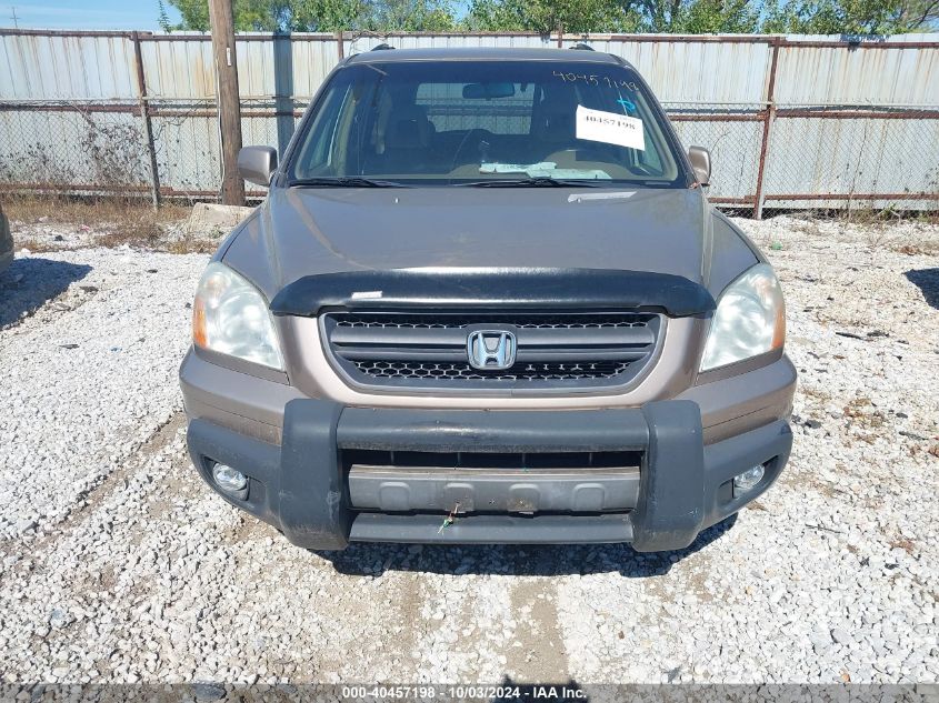 2004 Honda Pilot Ex-L VIN: 2HKYF18504H583461 Lot: 40457198