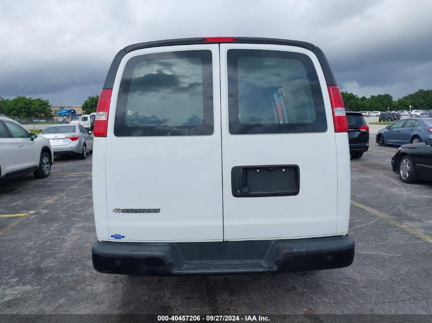 2019 Chevrolet Express 2500 Work Van VIN: 1GCWGAFPXK1241710 Lot: 40457206