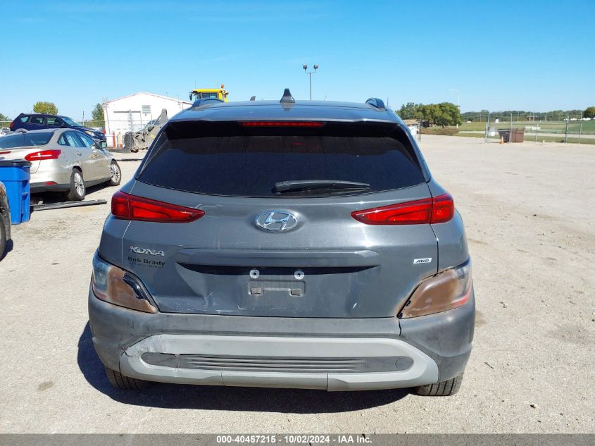 2023 Hyundai Kona Sel VIN: KM8K6CAB6PU987517 Lot: 40457215