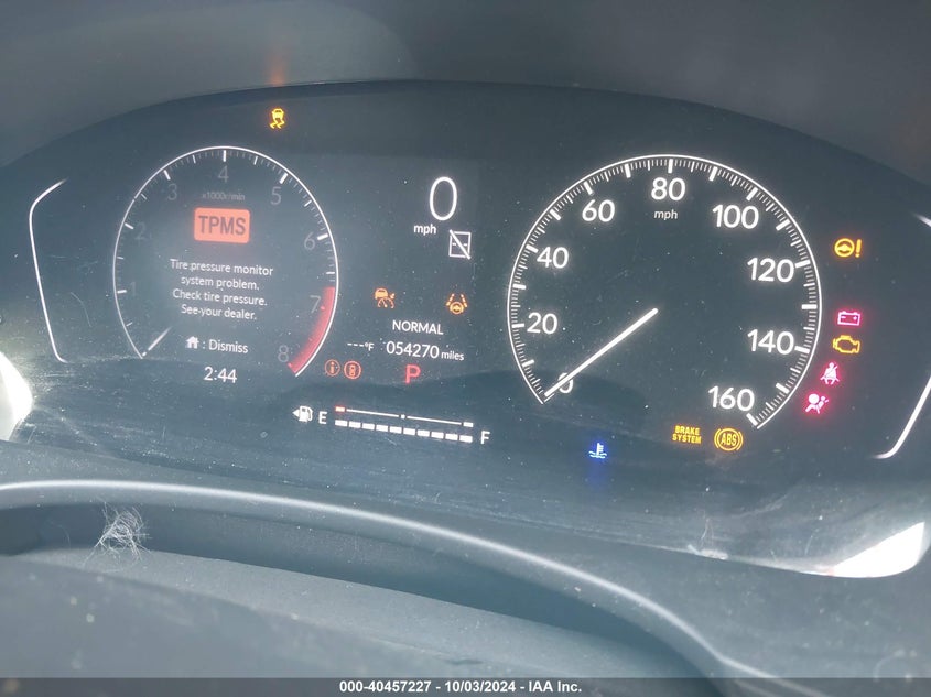 2022 HONDA CIVIC 2.0L I-4 DI, DOHC, V(VIN: 19XFL2H85NE005703