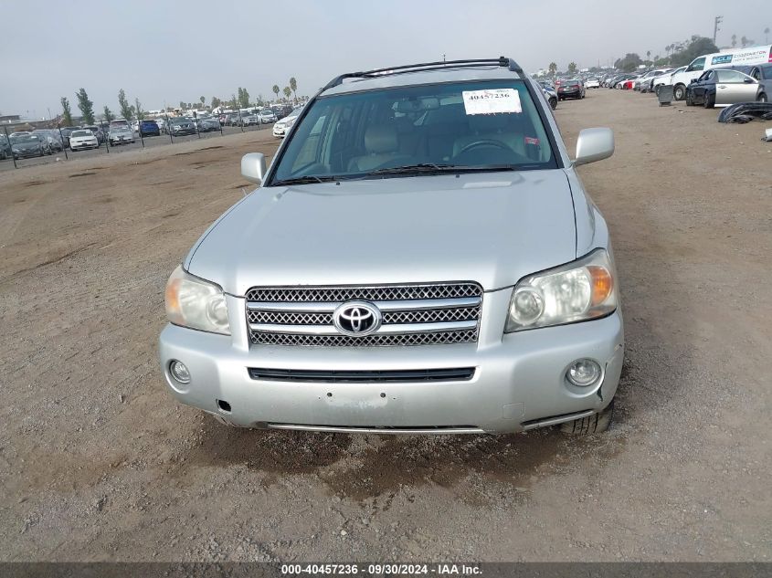 JTEEW21A770043876 2007 Toyota Highlander Hybrid Limited V6