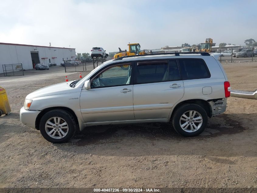 JTEEW21A770043876 2007 Toyota Highlander Hybrid Limited V6