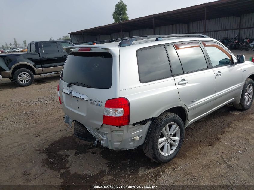 JTEEW21A770043876 2007 Toyota Highlander Hybrid Limited V6