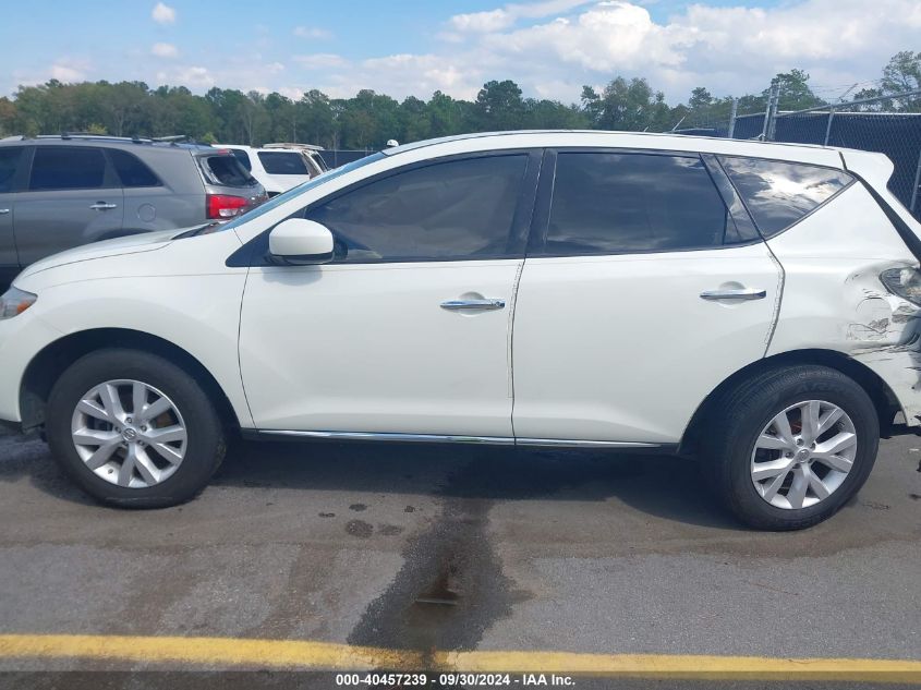 2011 Nissan Murano S VIN: JN8AZ1MW3BW174406 Lot: 40457239